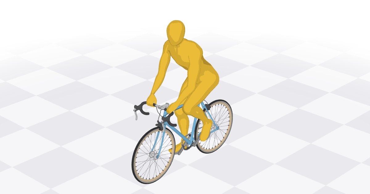 BCiechanowski's tweet card. Interactive article explaining the physics of a bicycle.
