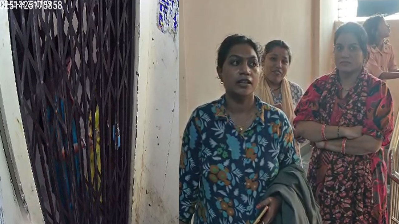 Haribhoomi95271's tweet card. रायपुर के इंद्रप्रस्थ सोसाइटी की लिफ्ट सातवीं मंजिल से बेकाबू होकर नीचे गिर गई। हादसे में दो महिलाओं की हालत नाजुक बताई जा रही है।