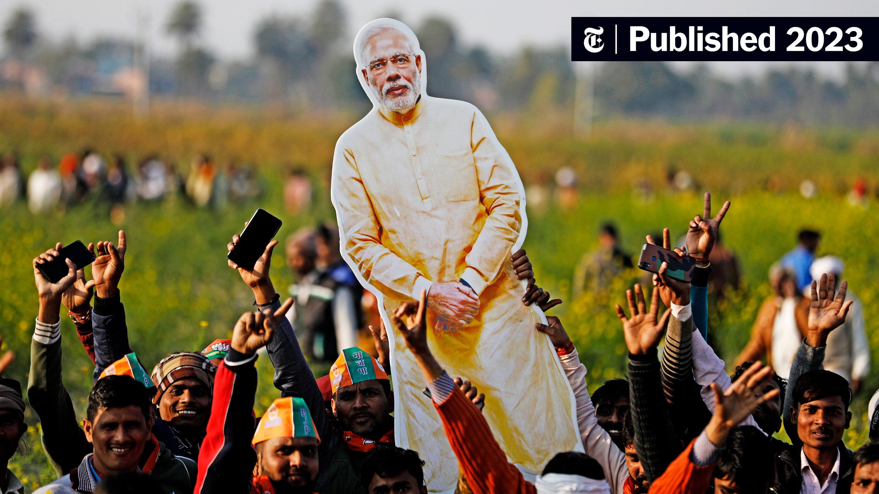 NickKristof's tweet card. Prime Minister Narendra Modi of India is building roads while also dangerously corroding democracy.