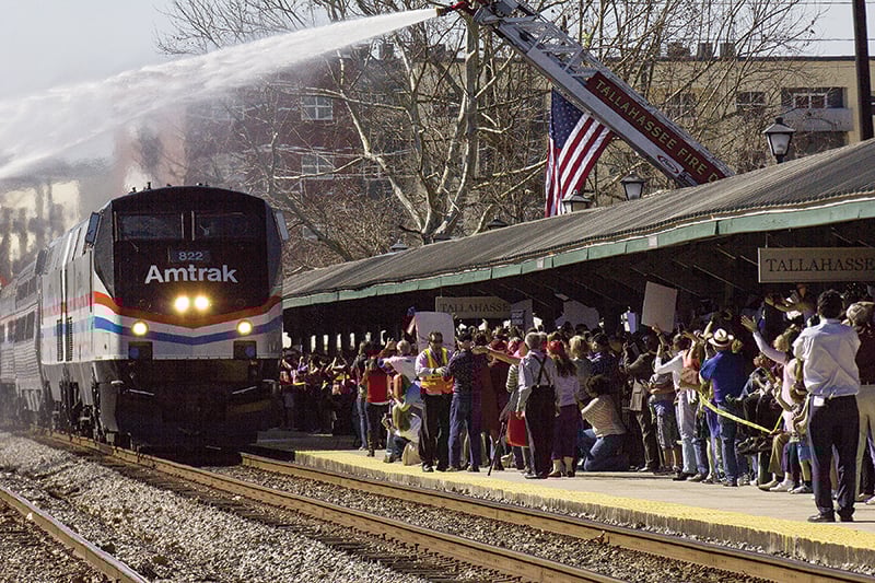 CommRickMinor's tweet card. Leon County Commissioner Rick Minor is one of several championing a restoration of passenger rail across North Florida.