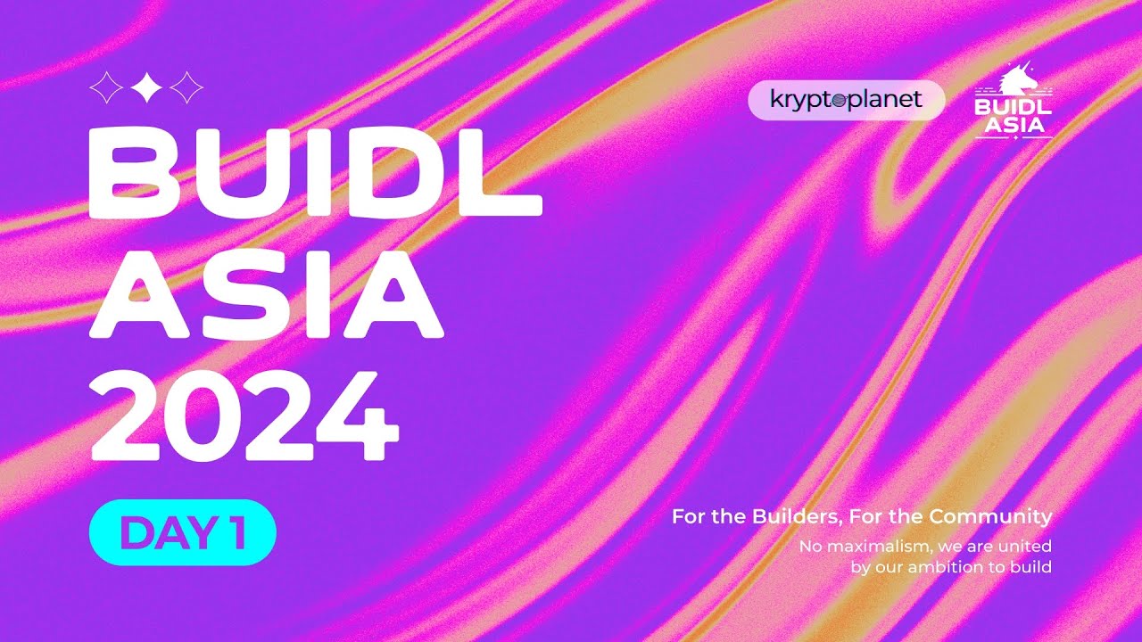 icphub_SG's tweet card. [LIVE] BUIDL Asia 2024 Day 1 Livestream