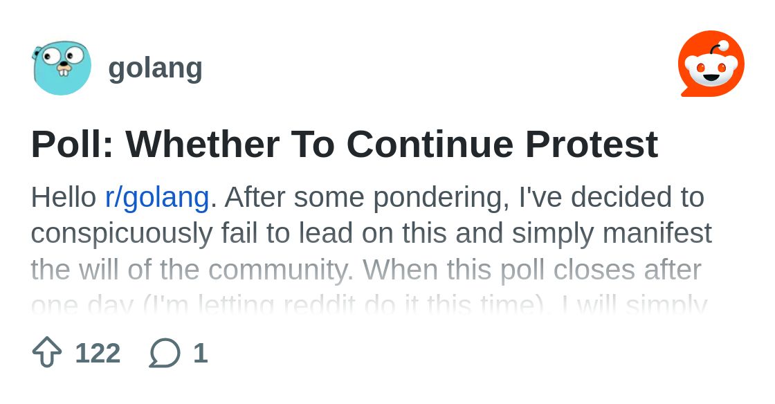 golang_news's tweet card. Explore this post and more from the golang community