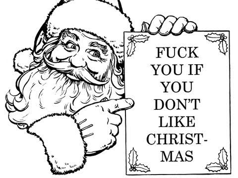 ATshirtBlog's tweet card. CRUDBUMP: Fuck You If You Don't Like Christmas