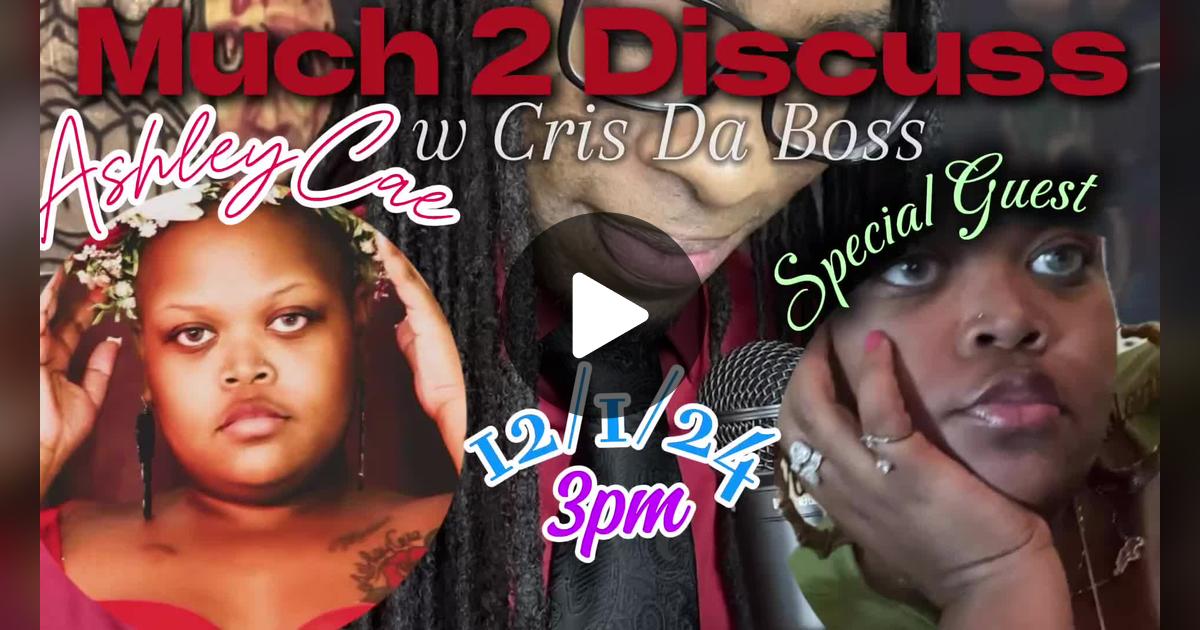 much2discuss's tweet card. Check out Much 2 Discuss Media’s video.