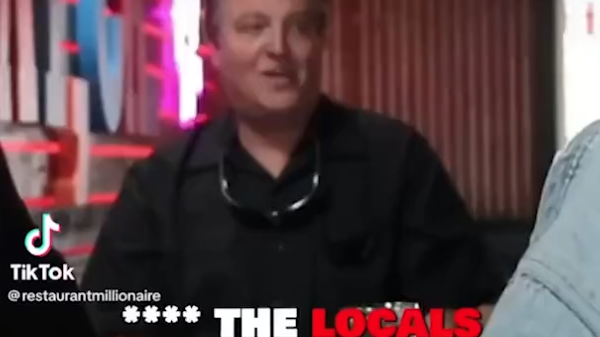 larsperner's tweet card. The video sparked outcry from local residents who claimed they would no longer eat at the restaurant owner’s establishments.