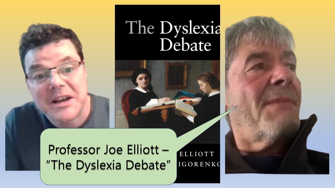 BytesDyslexia's tweet card. Professor Joe Elliott - The Dyslexia Debate