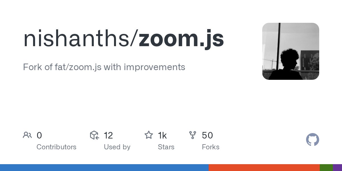 JoeIngeno's tweet card. Fork of fat/zoom.js with improvements. Contribute to nishanths/zoom.js development by creating an account on GitHub.