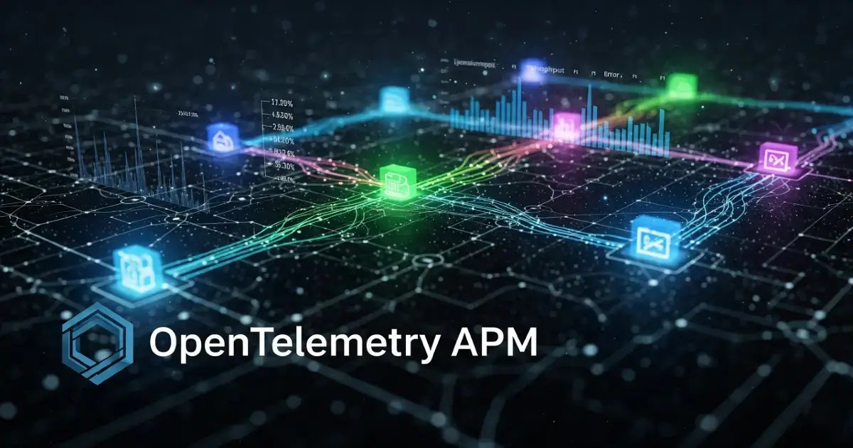 devops_blog's tweet card. OpenTelemetry APM (Application Performance Monitoring) is a comprehensive observability solution that helps developers and DevOps teams…