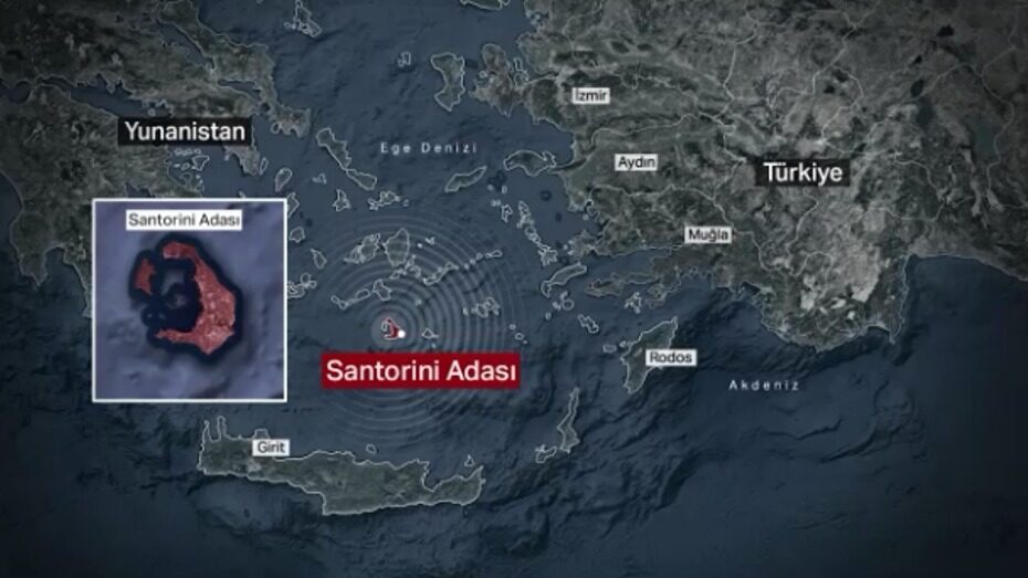 kungfu1964's tweet card. KUZEYEGEHABER-2025’in başında Yunanistan’ın turistik adası Santorini, yoğun deprem aktivitesiyle sarsılmış; okullar kapanmış, binlerce kişi tahliye edilmişti. O dönemde bu sarsıntıların volkanik bir…