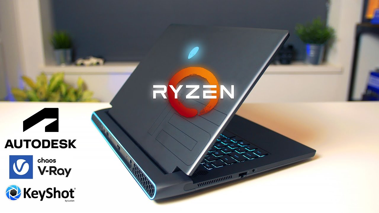 Neil_Tech3D's tweet card. Alienware M15 R5 Ryzen 9 5900HX - Any Good For Work? Testing!