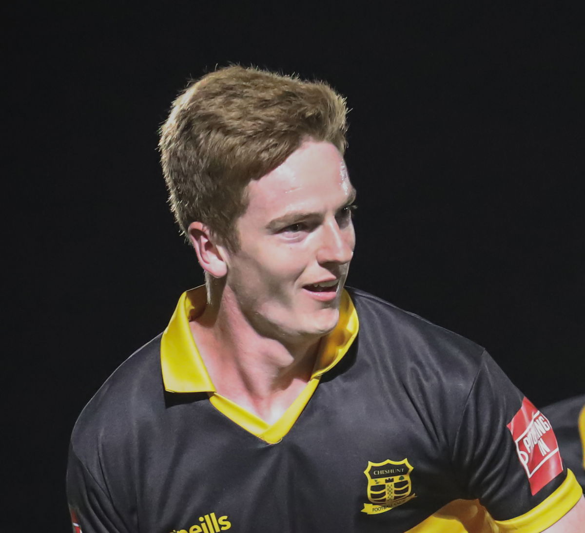 cheshuntfcscore's tweet card. Everybody at Cheshunt Football Club are shocked and saddened to learn that our former centre-forward, James Meehan, has passed away after an illness aged only 26.