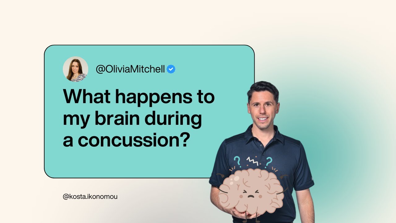 thesmileyphysio's tweet card. What REALLY Happens to Your Brain in a Concussion 🧠 (Latest Science...