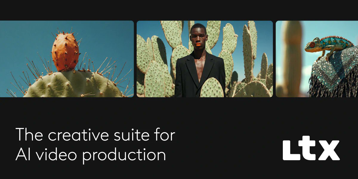 techhalla's tweet card. LTX is the all-in-one creative studio for AI video production. Built for creative teams, marketers, and filmmakers, it turns ideas into complete, production-ready videos — faster than ever.