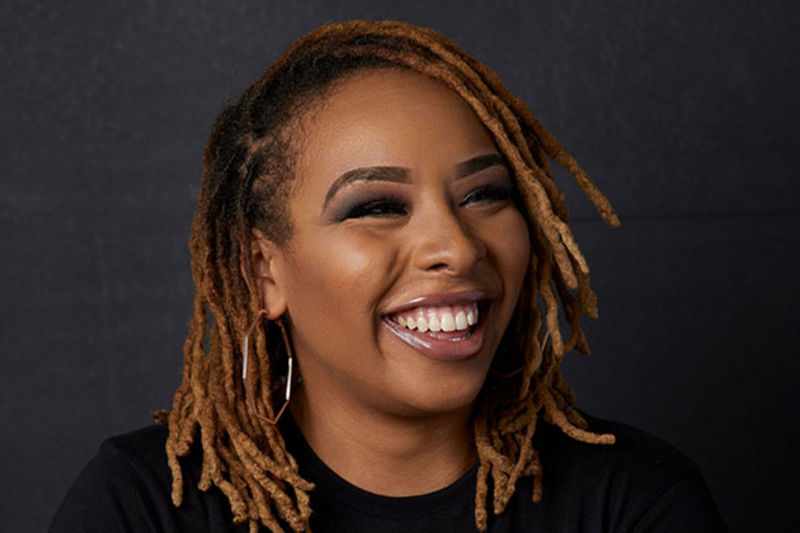 Ithaca_HSLib's tweet card. Jenae Butler said she created “Standing United” because she knew “George Floyd's death and related protests would spark uncomfortable conversations at work.”