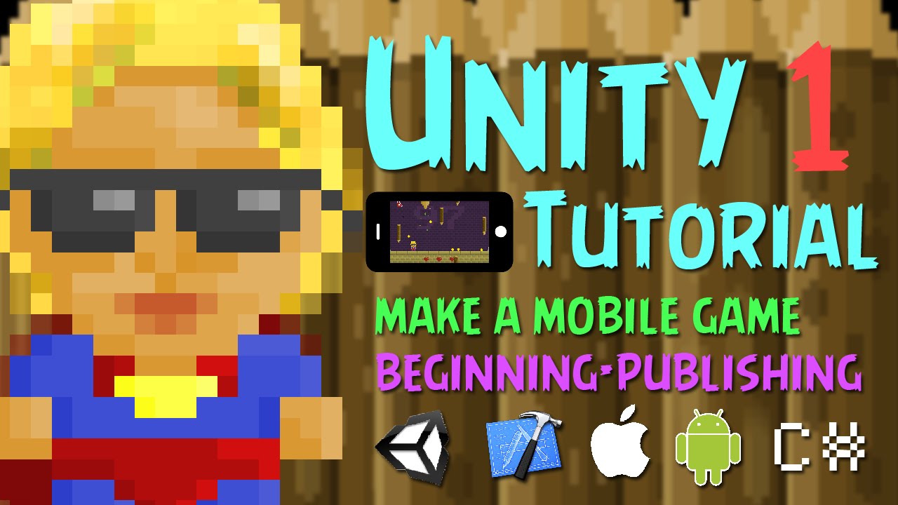 GameDevTogether's tweet card. Unity Mobile Tutorial (Super Keegan) - Part 1 - Project Setup &...