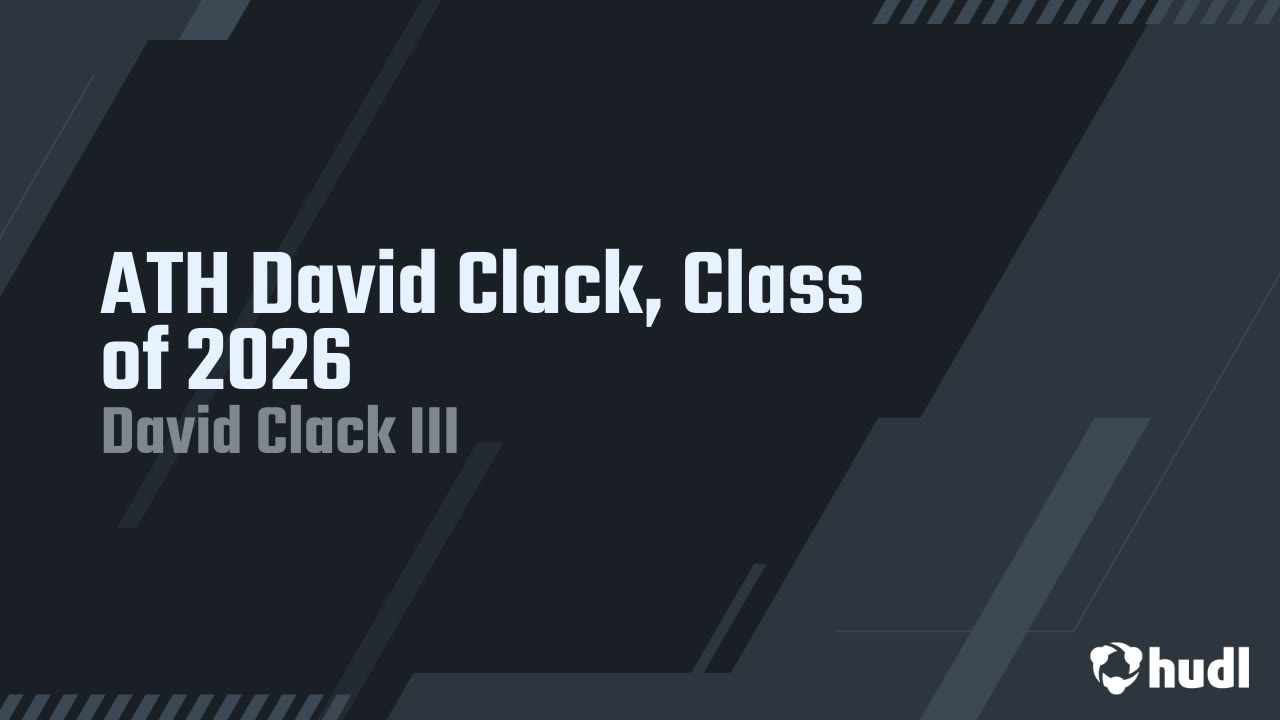 david_clack2's tweet card. ATH David Clack, Class of 2026