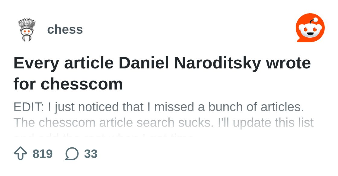 hartmannchess's tweet card. Explore this post and more from the chess community