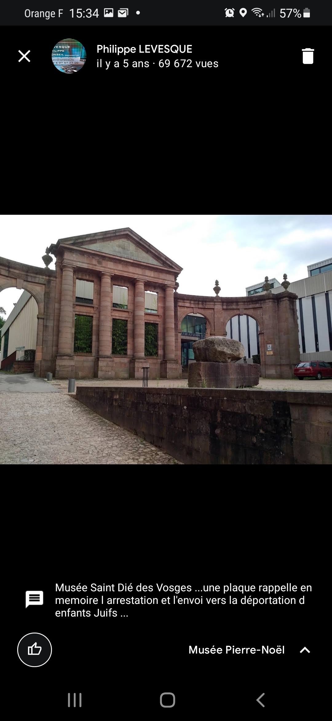 PHLEV's tweet card. 375 000 vues de mes "peu" de contributions Google Maps. Oui Le partage fonctionne, ce qui est surprenant en "positif", en relief de notre réelle humanité c est cette image simple prise un soir d été...