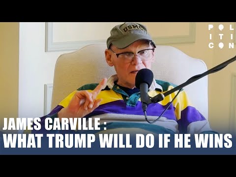 switchbackimage's tweet card. James Carville: What Trump Will Do If He Wins