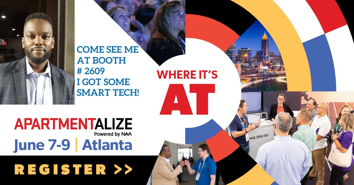 LarryMe77156911's tweet card. From Buford Ga to the World Congress Center, if I could take a helicopter I would do it just to avoid the traffic 😅 Look for me and ADT Multifamily at booth #2609 displaying all the greatest smart...