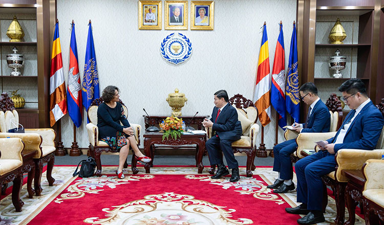 KhmerTimes's tweet card. Cambodia and Israel have reaffirmed their commitment to expanding cooperation in labour, social security, and vocational training, with both sides expressing interest in improving labour exchange...