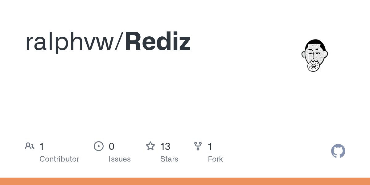 ZigDiscussions's tweet card. Contribute to ralphvw/Rediz development by creating an account on GitHub.
