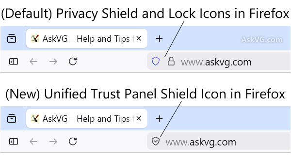 VishalGuptaMVP's tweet card. Mozilla team is working on a new unified “Trust Panel” icon for Firefox web browser that has been designed to replace the existing privacy shield an