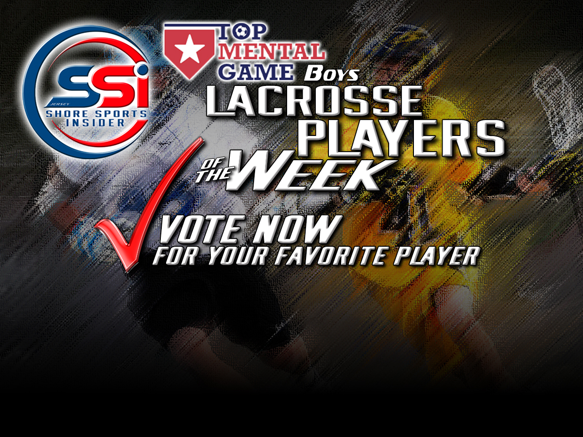 JSSInsider's tweet card. Cast your votes to select the Shore Conference boys lacrosse player of the week for games played between April 28 and May 4.