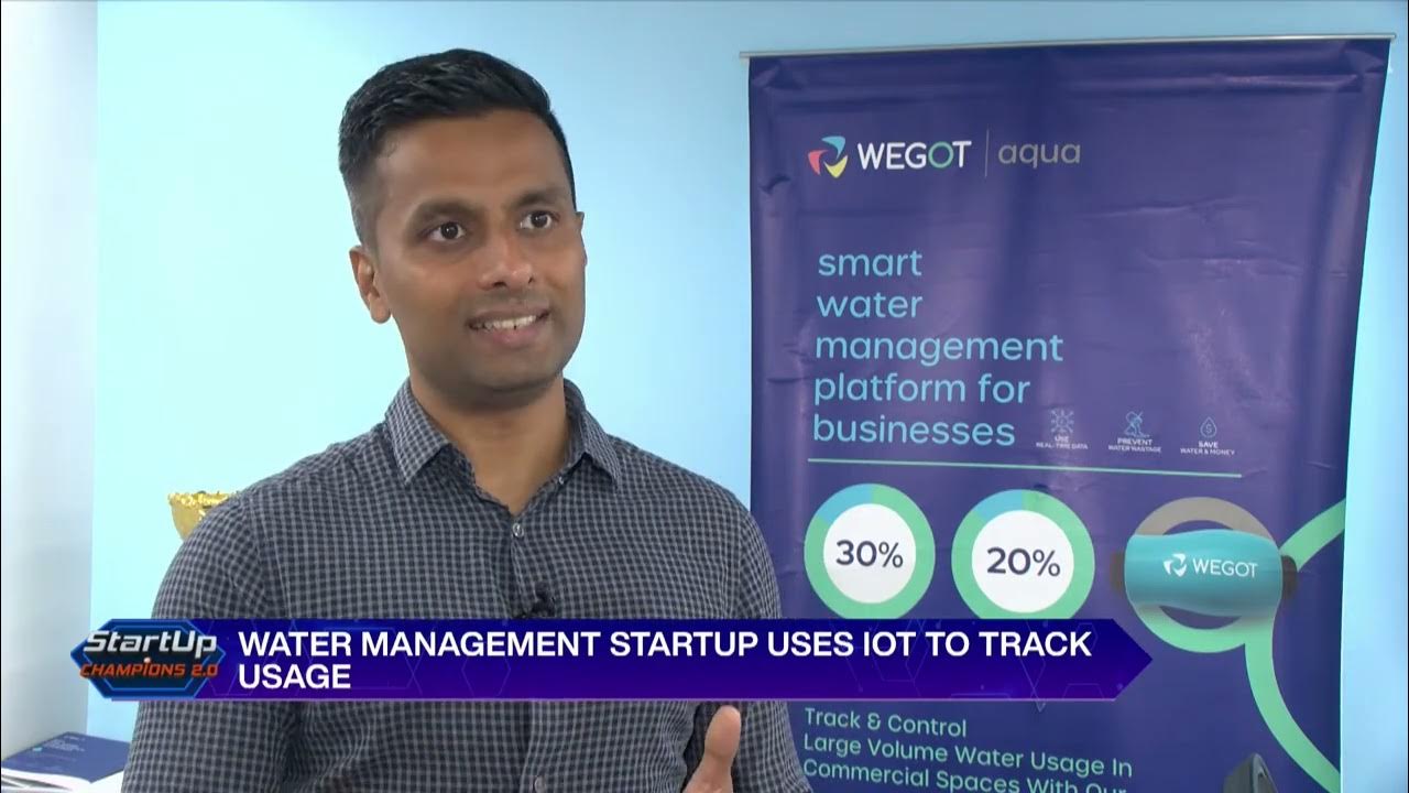 WEGoTtech's tweet card. Startup WEGot is water management start-up uses IOT to track usage.