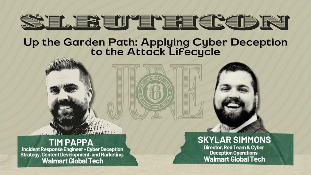 jc_vazquez's tweet card. Up the Garden Path: Applying Cyber Deception to the Attack Lifecycle...