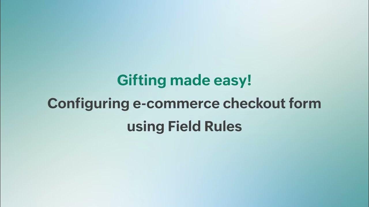 ZohoForms's tweet card. How to Create an E-Commerce Checkout Form with Gift Option in Zoho...