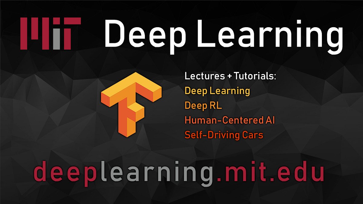 TensorFlow's tweet card. As part of the MIT Deep Learning series of lectures and GitHub tutorials, we are covering the basics of using neural networks to solve…