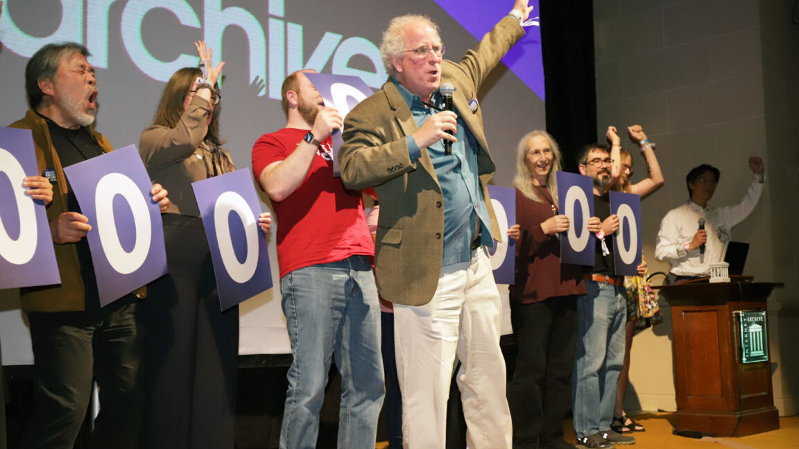 gtbarry's tweet card. “We survived, but it wiped out the library,” Internet Archive’s founder says.