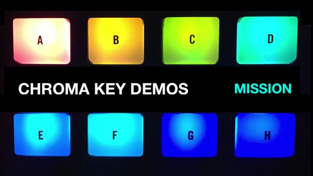 kevnmoore's tweet card. Chroma Key Demos: 01 Mission