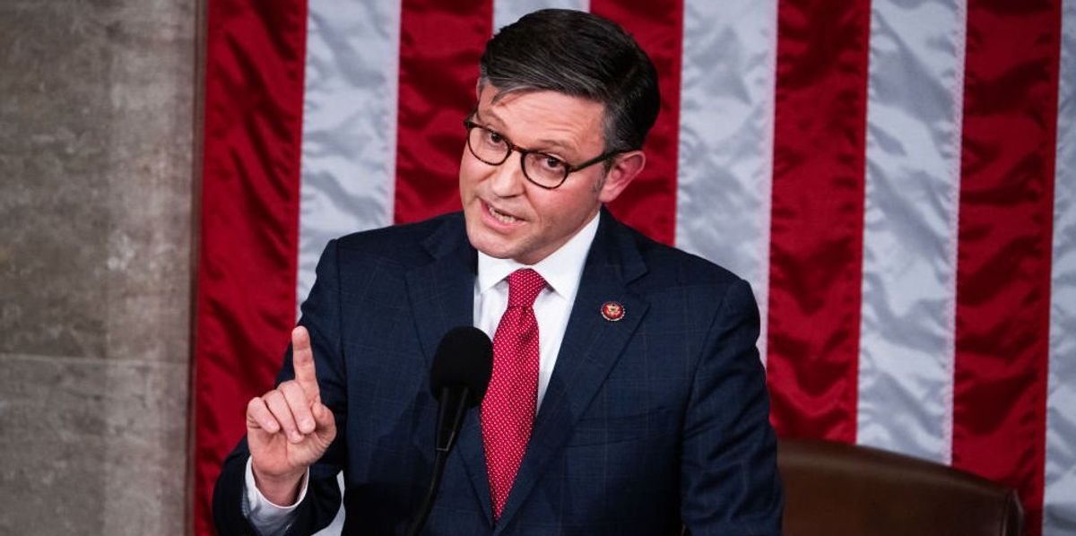 TomFitton's tweet card. House Speaker Mike Johnson is making no apologies for his strong Christian faith.Almost immediately after the Louisiana Republican won the speakership on Wednesday, Democrats and the media began...