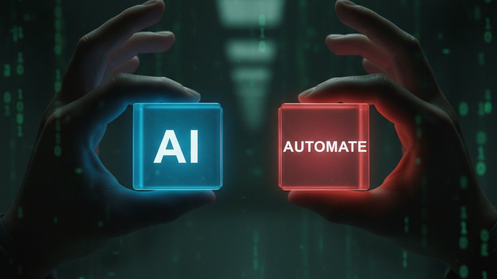 bschlenker's tweet card. AI or Automation? 2 hour meeting or an email? There is a similar question in L&D. eLearning course or Job Aide? STOP! I see you scrambling to the comments with your thoughts on eLearning vs Job Aides.