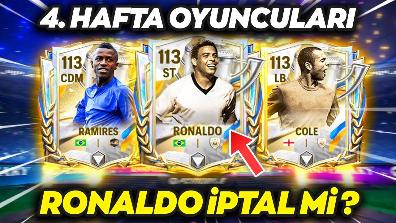 enezsarioglu's tweet card. 113 RONALDO İPTAL Mİ ? HEMEN BAK 4. HAFTA OYUNCULARI AÇIKLANDI...