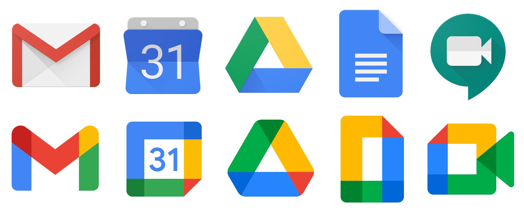 newsycombinator's tweet card. Google really whiffed with the new logos for its "reimagination" of G Suite as Google Workspace, replacing icons that are familiar, recognizable, and in