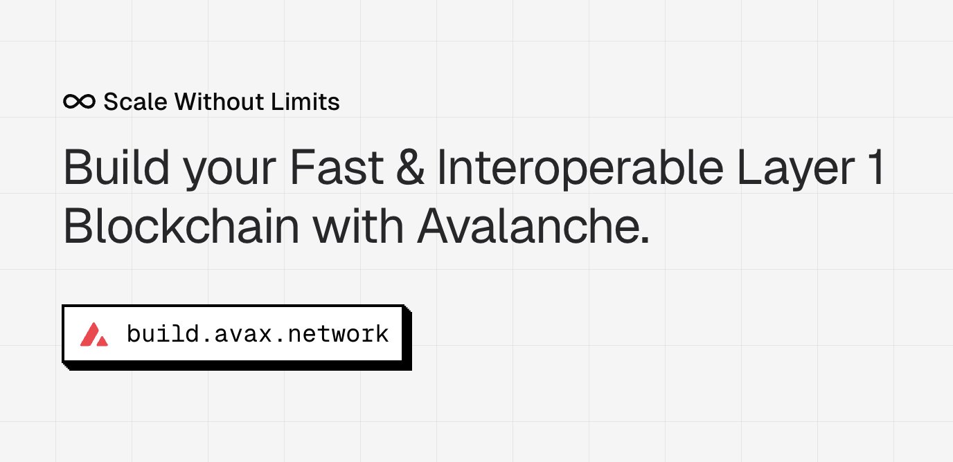 TechRebelWorld's tweet card. Build your Fast & Interoperable Layer 1 Blockchain with Avalanche.