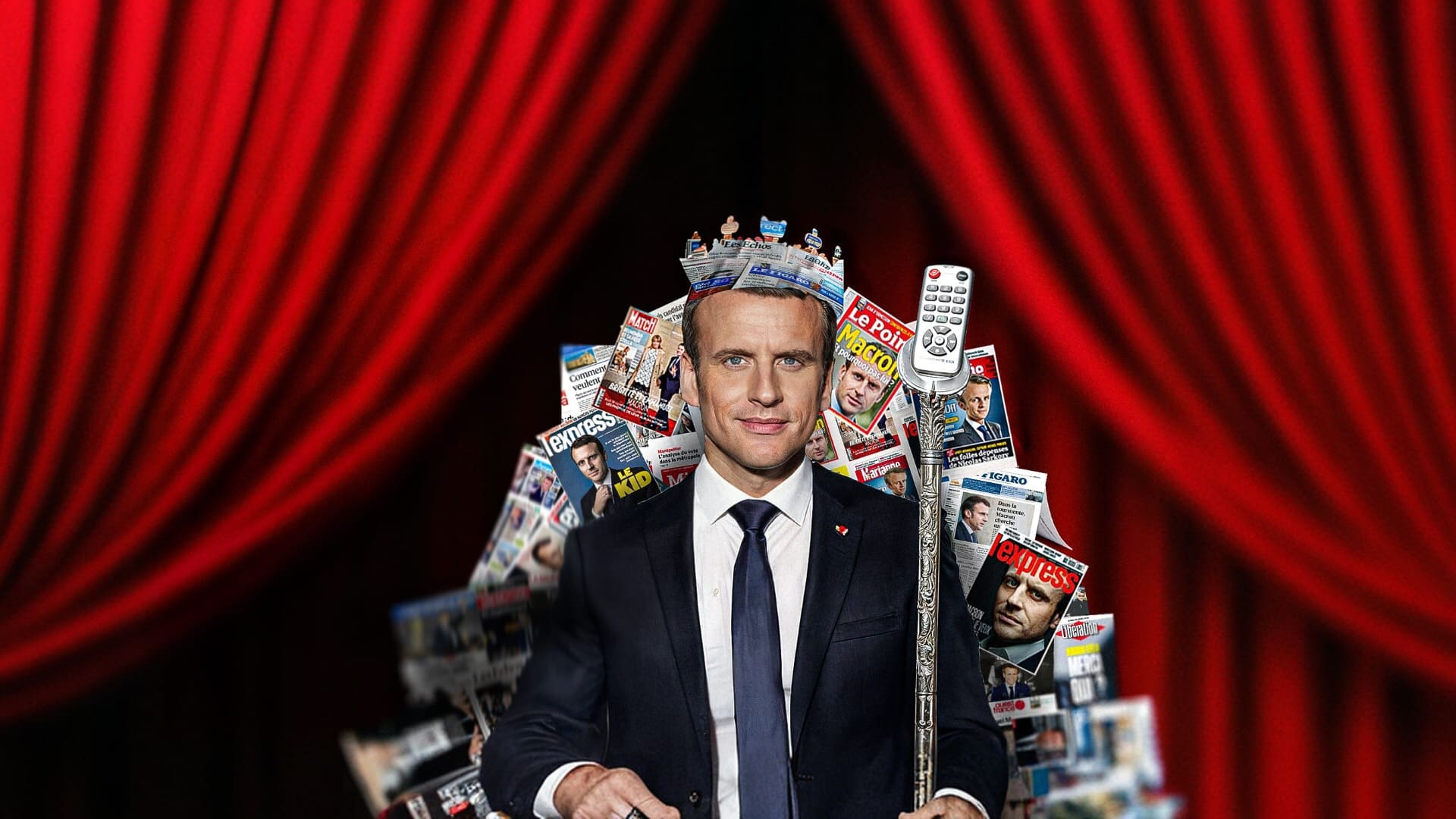 Offinvestigatio's tweet card. Arnault, Drahi, Lagardère, Bolloré ou Niel : comment ces propriétaires de médias ont aidé Emmanuel Macron à se construire une image de “présidentiable”.