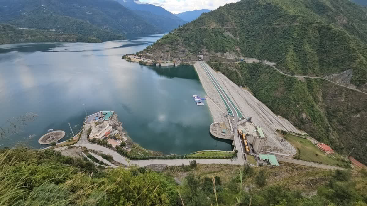 ETVBharatEng's tweet card. The project in Uttarakhand has reached its final stage of commissioning and is a major step towards balancing the power of the northern grid