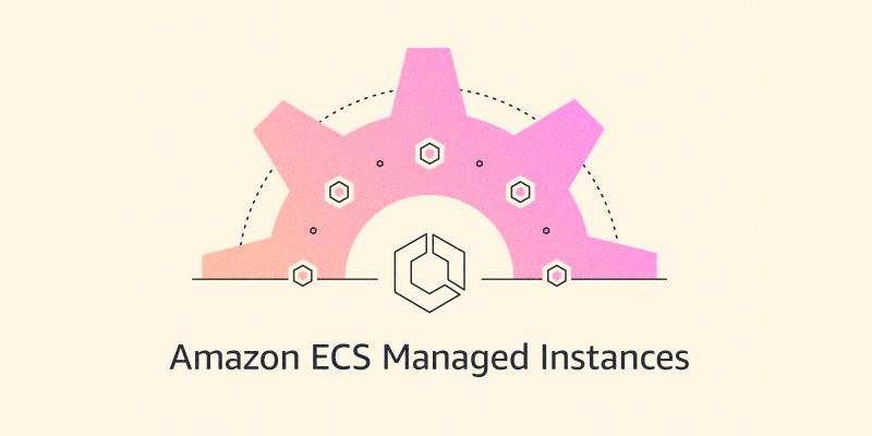 ElizabethFue12's tweet card. Amazon ECS Managed Instances is a new compute option that eliminates infrastructure management overhead while giving you access to the broad suite of EC2 capabilities including the flexibility to...