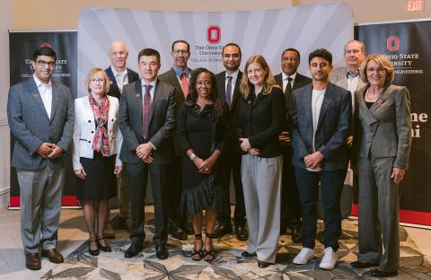 OSUengineering's tweet card. Annual awards celebration recognizes alumni from across the college