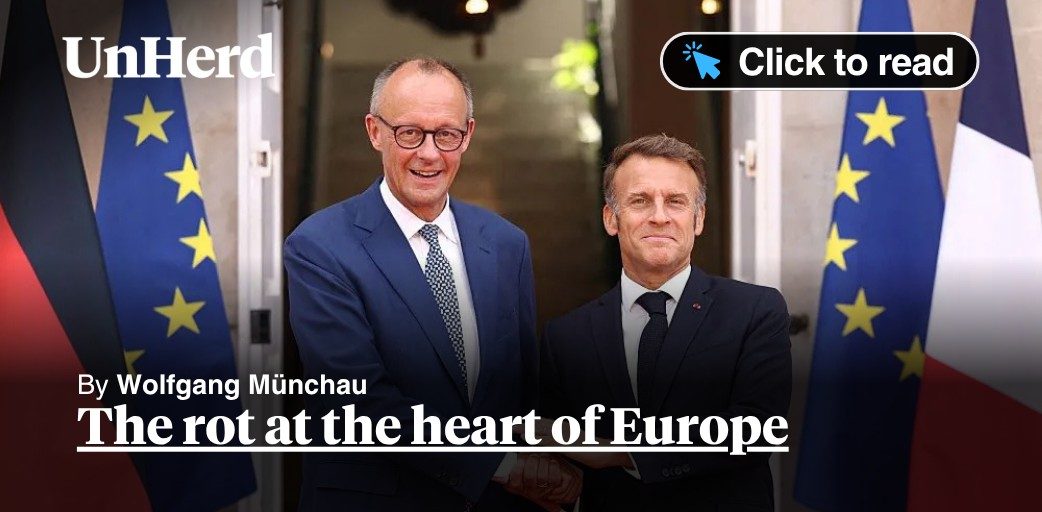 antor's tweet card. The rot at the heart of Europe