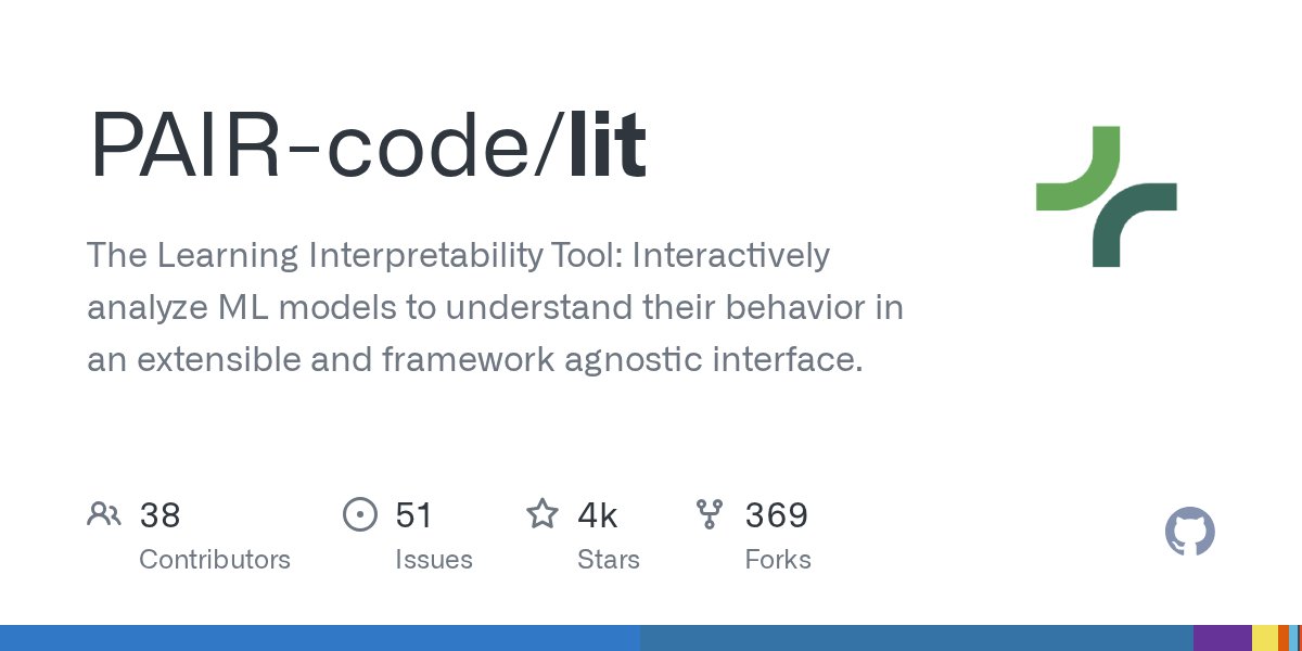 ML_NLP's tweet card. The Learning Interpretability Tool: Interactively analyze ML models to understand their behavior in an extensible and framework agnostic interface. - PAIR-code/lit