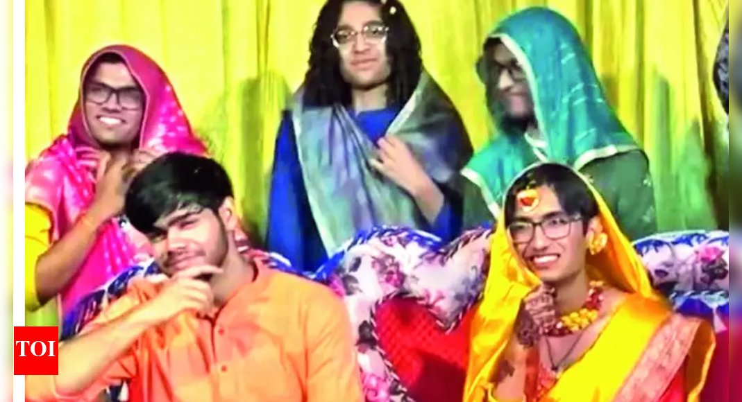 TheSPSingh's tweet card. IIT-Kanpur's final-year graduates bring a delightful twist to tradition with 'Hall-1 Ki Baraat', a mock wedding that's everything but conventional. Em