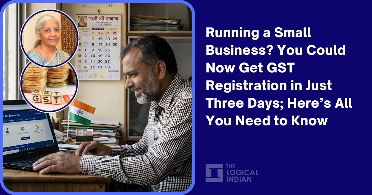 LogicalIndians's tweet card. India’s new GST registration scheme enables automatic approval within three days, expediting compliance for small taxpayers.