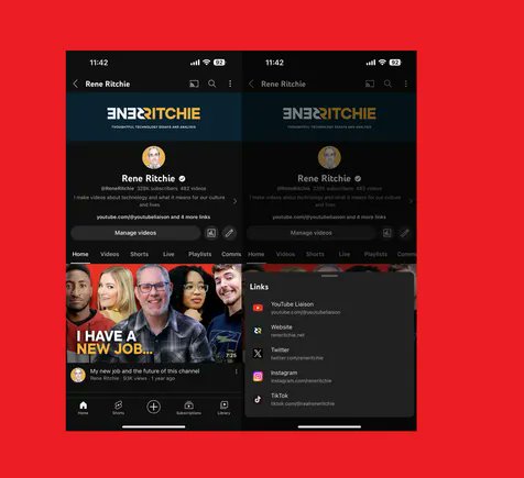 AdvantisComm's tweet card. You can add up to 14 links to the updated display. 