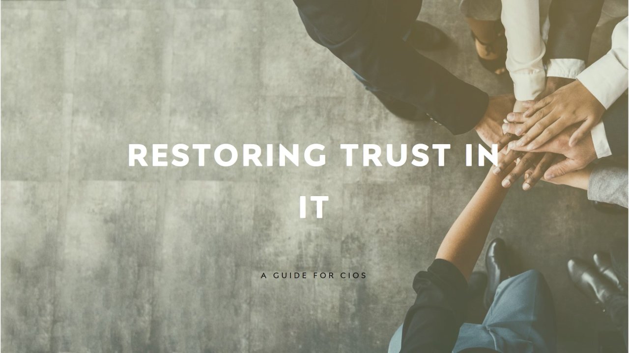 TechFootForward's tweet card. I came across an article on CIO.com that made me think about the ways a CIO can rebuild trust at the C-Suite.