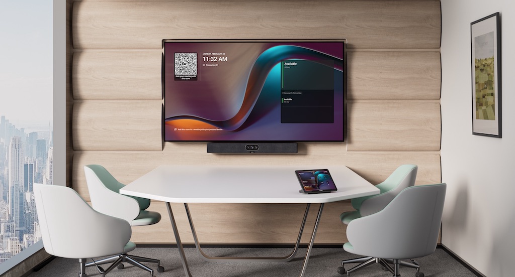 DigitalAVMag's tweet card. SPC For Business ha ampliado su cartera de soluciones AV con la barra de videconferencia MeetingBar A25 de Yealink, diseñada para salas de menor tamaño que dispone de un sistema de triple lente...